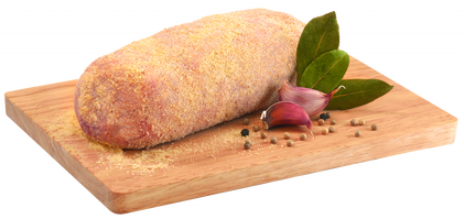 Rolo de Carne de Porco com Queijo e Fiambre